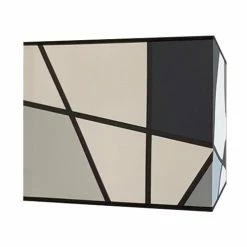 Abat-jours Lampes à Poser Abat-jour Carré Callero Gris 30x30 H 30 -Éclairage Soldes 2024 abat jour carre callero gris 30x30 h 30 3