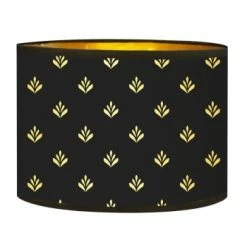 Abat-jours Lampadaires Abat-jour Lampadaire Doré Imprimé Noir Et Or Lys T 40 X H 25 11 Abat-jours Lampadaires Abat-jour Lampadaire Doré Imprimé Noir Et Or Lys T 40 X H 25 -Éclairage Soldes 2024 abat jour chevet dore imprime noir et or lys t 25 x h 18