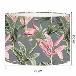 Abat-jours Lampes à Poser Abat-jour Chevet Flamand Gris T 25 X H 20 -Éclairage Soldes 2024 abat jour chevet flamand gris t 25 x h 20 2