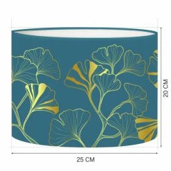 Abat-jours Lampes à Poser Abat-jour Chevet Iris Bleu Canard T 25 X H 20 -Éclairage Soldes 2024 abat jour chevet iris bleu canard t 25 x h 20 2