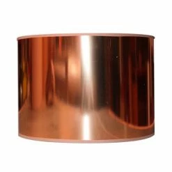 Abat-jours Lampes à Poser Abat-jour Chevet Laqué Cuivre Brillant T 25 X H 18 -Éclairage Soldes 2024 abat jour chevet laque cuivre brillant t 25 x h 18 2