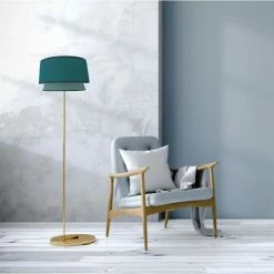 Éclairage Soldes 2024 -Éclairage Soldes 2024 abat jour cleo bleu t 40 x h 27 1