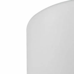 QAZQA Suspensions Abat-jour En Tissu Blanc -Éclairage Soldes 2024 abat jour en tissu blanc 3