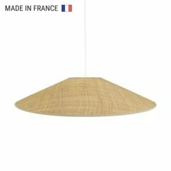 LUMISKY Suspensions Abat-jour Intérieur Fibre Naturelle Beige D60CM -Éclairage Soldes 2024 abat jour interieur fibre naturelle beige d60cm 4