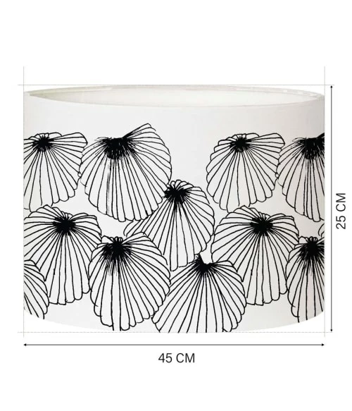 Abat-jours Lampadaires Abat-jour Lampadaire Coquillage T 45 X H 25 5 Abat-jours Lampadaires Abat-jour Lampadaire Coquillage T 45 X H 25 – Image 3