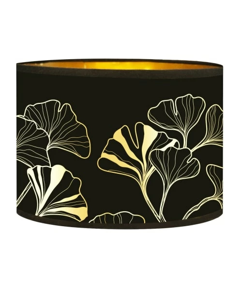 Abat-jours Lampadaires Abat-jour Lampadaire Doré Imprimé Noir Et Or Iris T 40 X H 25 3 Abat-jours Lampadaires Abat-jour Lampadaire Doré Imprimé Noir Et Or Iris T 40 X H 25