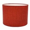 Abat-jours Lampadaires Abat-jour Lampadaire Effet Lin Rouge T 35 X H 20 -Éclairage Soldes 2024 abat jour lampadaire effet lin rouge t 35 x h 20