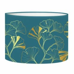 Abat-jours Lampadaires Abat-jour Lampadaire Iris Jaune Moutarde T 45 X H 25 -Éclairage Soldes 2024 abat jour lampadaire iris bleu canard t 45 x h 25 1