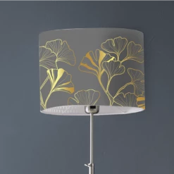 Abat-jours Lampadaires Abat-jour Lampadaire Iris Gris T 45 X H 25 -Éclairage Soldes 2024 abat jour lampadaire iris gris t 45 x h 25 2