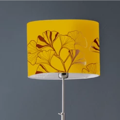 Abat-jours Lampadaires Abat-jour Lampadaire Iris Jaune Moutarde T 45 X H 25 -Éclairage Soldes 2024 abat jour lampadaire iris jaune moutarde t 45 x h 25 2