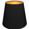 Abat-jours Lampadaires Abat-jour Pour Lampadaire Conique Noir Et Or T 35 X H 25 -Éclairage Soldes 2024 abat jour pour lampadaire conique noir et or t 35 x h 25