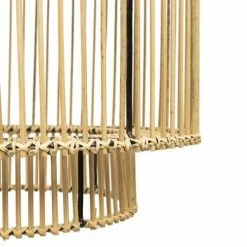 Bazar Bizar Suspensions Abat-jour Pour Suspension En Rotin Naturel -Éclairage Soldes 2024 abat jour pour suspension en rotin naturel 3