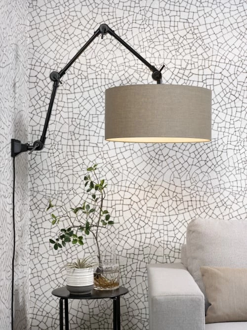 It's About Romi Appliques Murales Et Spots Applique 3 Bras En Métal Et Abat-jour L100cm 4 It's About Romi Appliques Murales Et Spots Applique 3 Bras En Métal Et Abat-jour L100cm – Image 2