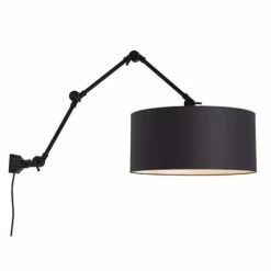 It's About Romi Appliques Murales Et Spots Applique 3 Bras En Métal Et Abat-jour L100cm