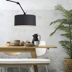 It's About Romi Appliques Murales Et Spots Applique 3 Bras En Métal Et Abat-jour L100cm -Éclairage Soldes 2024 applique 3 bras en metal et abat jour l100cm 14