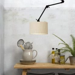 It's About Romi Appliques Murales Et Spots Applique 3 Bras Et Abat-jour L100cm -Éclairage Soldes 2024 applique 3 bras et abat jour l100cm 3