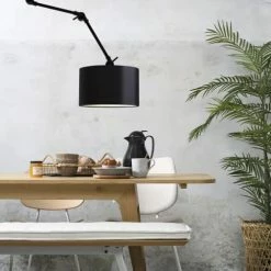 It's About Romi Appliques Murales Et Spots Applique 3 Bras Et Abat-jour Noir L100cm -Éclairage Soldes 2024 applique 3 bras et abat jour noir l100cm 2