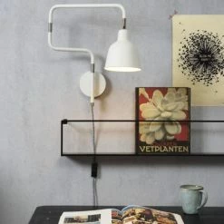 It's About Romi Appliques Murales Et Spots Applique Articulée Métal Blanc L21-57cm -Éclairage Soldes 2024 applique articulee metal blanc l21 57cm 2