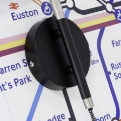 It's About Romi Appliques Murales Et Spots Applique Articulée Métal Noir L21-57cm -Éclairage Soldes 2024 applique articulee metal noir l21 57cm 4