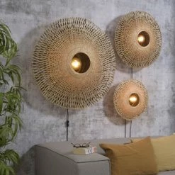 Good & Mojo Appliques Murales Et Spots Applique Bambou Avec Câble D44cm -Éclairage Soldes 2024 applique bambou avec cable d44cm 3