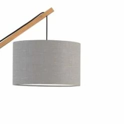 Good & Mojo Appliques Murales Et Spots Applique Bambou/lin Gris Clair L50cm -Éclairage Soldes 2024 applique bambou lin gris clair l50cm 4