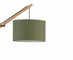 Good & Mojo Appliques Murales Et Spots Applique Bambou/lin Noir L50cm -Éclairage Soldes 2024 applique bambou lin gris vert l50cm