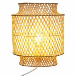 Decoratie Appliques Murales Et Spots Applique Bambou Naturel D23cm -Éclairage Soldes 2024 applique bambou naturel d23cm 3