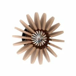 RIF Appliques Murales Et Spots Applique Bois Boule Beige D20cm