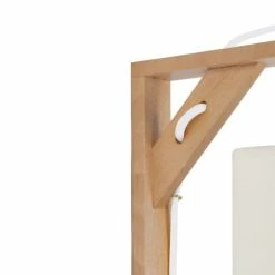 Tosel Appliques Murales Et Spots Applique Bois Naturel Et Blanc -Éclairage Soldes 2024 applique bois naturel et blanc 2