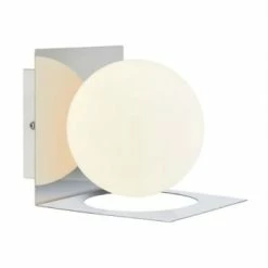 Markslöjd Appliques Murales Et Spots Applique De Salle De Bain Métal Noir/verre Dépoli D12cm -Éclairage Soldes 2024 applique de salle de bain metal argent verre depoli d12cm