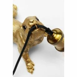 Kare Design Appliques Murales Et Spots Applique écureuil En Polyrésine Dorée -Éclairage Soldes 2024 applique ecureuil en polyresine doree 2