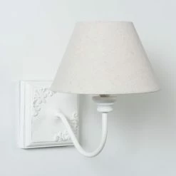 Maisons Du Monde Appliques Murales Et Spots Applique Effet Blanchi Et Abat-jour écru -Éclairage Soldes 2024 applique effet blanchi et abat jour ecru 1000 1 12 153885 2