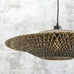 Good & Mojo Appliques Murales Et Spots Applique En Bambou Noir 2 Bras L55cm -Éclairage Soldes 2024 applique en bambou noir 2 bras l55cm 4