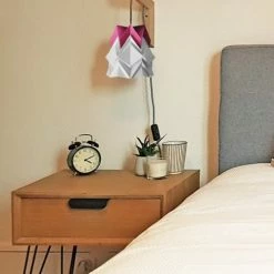 Tedzukuri Atelier Appliques Murales Et Spots Applique En Bois Et Petite Suspension Origami En Papier -Éclairage Soldes 2024 applique en bois et petite suspension origami en papier 2