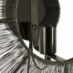 Mica Decorations Appliques Murales Et Spots Applique En Métal Noir D60 -Éclairage Soldes 2024 applique en metal noir d60 2