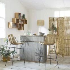 Maisons Du Monde Appliques Murales Et Spots Applique En Osier Tressé -Éclairage Soldes 2024 applique en osier tresse 1000 11 9 200458 5