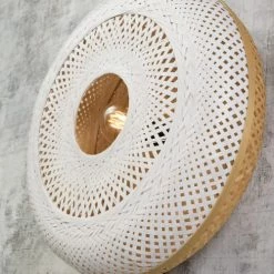 Good & Mojo Appliques Murales Et Spots Applique Murale En Bambou Blanc D60 -Éclairage Soldes 2024 applique murale en bambou blanc d60 3
