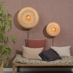 Good & Mojo Appliques Murales Et Spots Applique Murale En Bambou Naturel D60 -Éclairage Soldes 2024 applique murale en bambou naturel d60 2