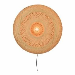 Good & Mojo Appliques Murales Et Spots Applique Murale En Bambou Naturel D60