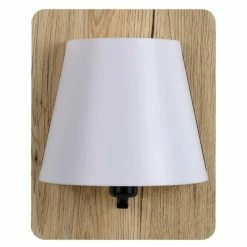 Lucide Appliques Murales Et Spots Applique Murale En Bois Clair Et Polypropylène H25cm -Éclairage Soldes 2024 applique murale en bois clair et polypropylene h25cm 2