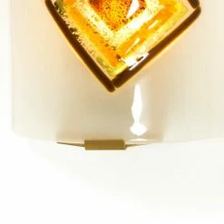 Keria Appliques Murales Et Spots Applique Murale En Glass Ambre -Éclairage Soldes 2024 applique murale en glass ambre 2