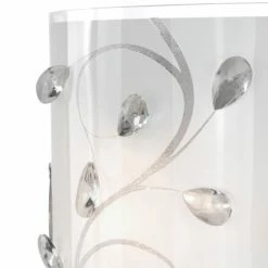 Globo Appliques Murales Et Spots Applique Murale En Métal Argente -Éclairage Soldes 2024 applique murale en metal argente 7