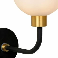 Lucide Appliques Murales Et Spots Applique Murale En Métal Noir -Éclairage Soldes 2024 applique murale en metal noir 9