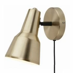 It's About Romi Appliques Murales Et Spots Applique Murale Métal Or H21cm