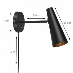 Markslöjd Appliques Murales Et Spots Applique Murale Noire -Éclairage Soldes 2024 applique murale noire 2