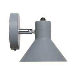 Wadiga Appliques Murales Et Spots Applique Murale Ronde En Métal Gris 13x15,5x14cm -Éclairage Soldes 2024 applique murale ronde en metal gris 13x15 5x14cm 3