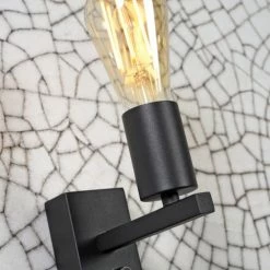 It's About Romi Appliques Murales Et Spots Applique Noire Avec Tablette H25cm -Éclairage Soldes 2024 applique noire avec tablette h25cm 4