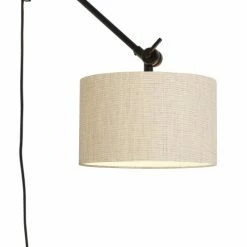 It's About Romi Appliques Murales Et Spots Applique Noire Flexible Et Abat-jour L65cm -Éclairage Soldes 2024 applique noire flexible et abat jour l65cm 5