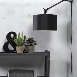 It's About Romi Appliques Murales Et Spots Applique Noire Flexible Et Abat-jour Noir L65cm -Éclairage Soldes 2024 applique noire flexible et abat jour noir l65cm 2