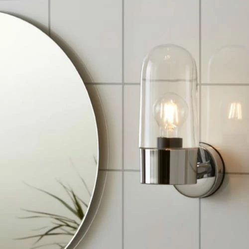 Markslöjd Appliques Murales Et Spots Applique Pour Salle De Bain Métal/verre H27cm 4 Markslöjd Appliques Murales Et Spots Applique Pour Salle De Bain Métal/verre H27cm – Image 2